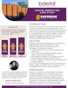 Digital Marketing Case Study - Superior Concrete - Lodestar Marketing Group